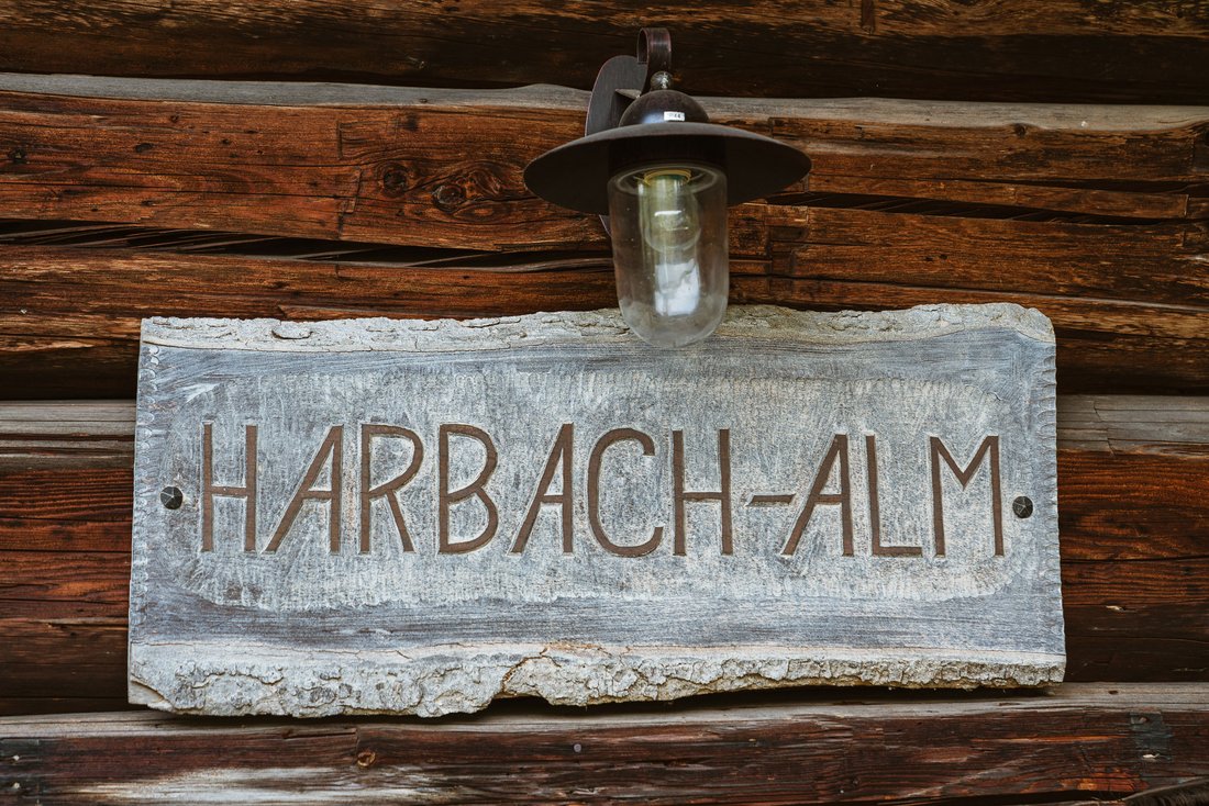Schild Harbachalm