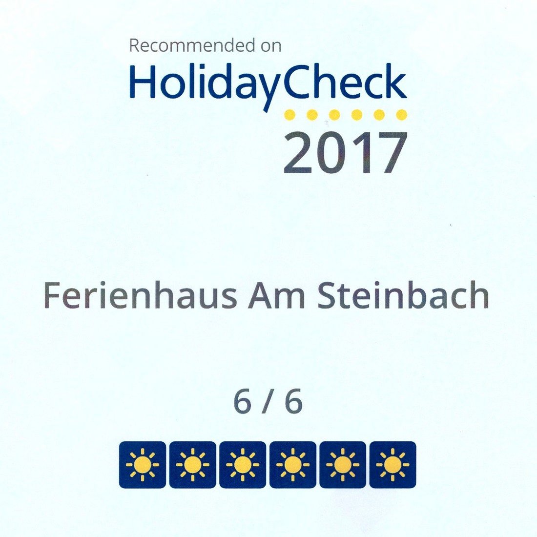 HolidayCheck-Empfehlung 2017