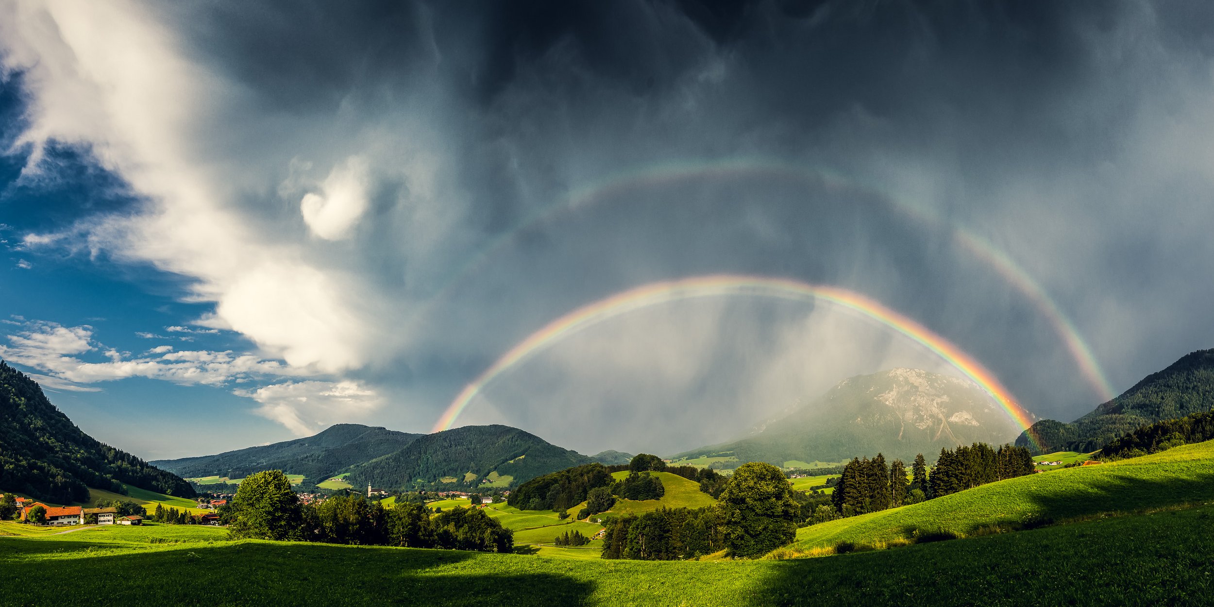 Regenbogen über Ruhpolding