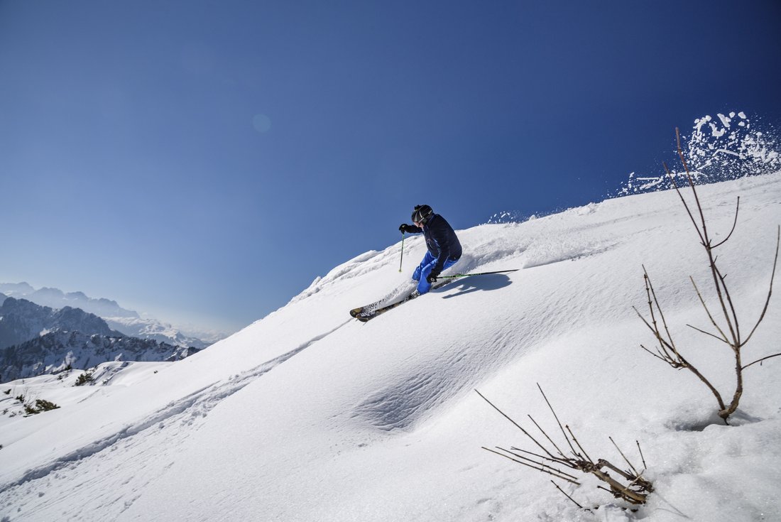 Skifahren am Hochfelln