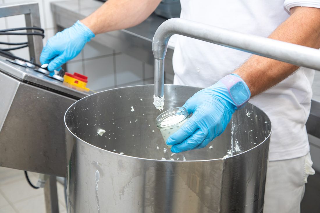 Prosuktion des Käses 