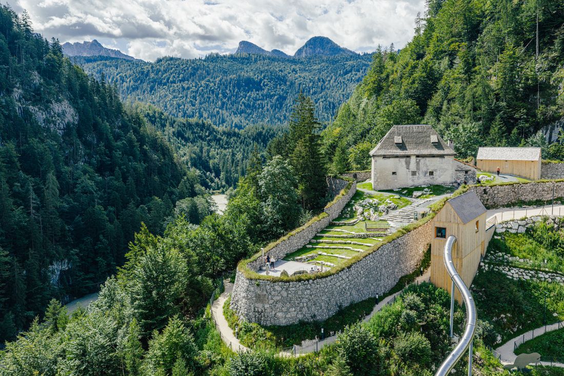 Panoramablick auf Fort Kniepass