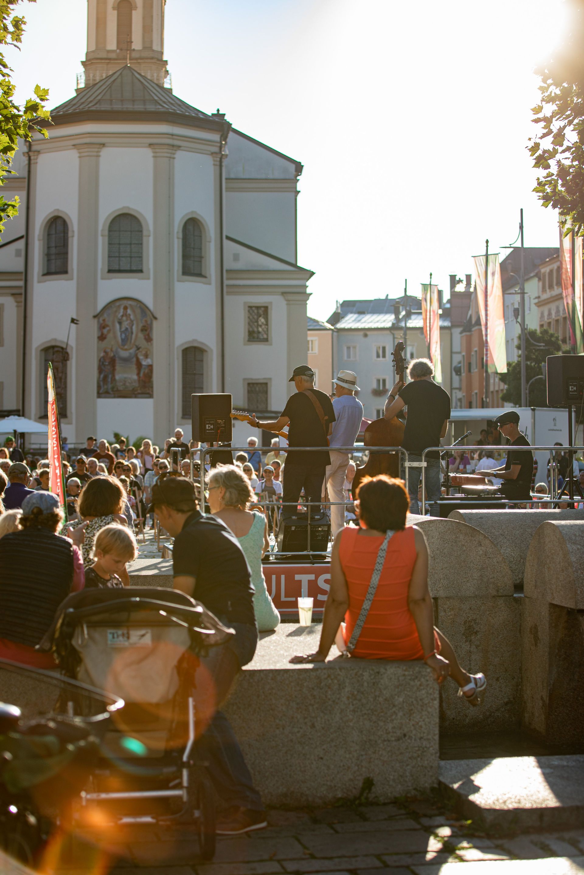 Konzert am Traunsteiner Stadtplatz
