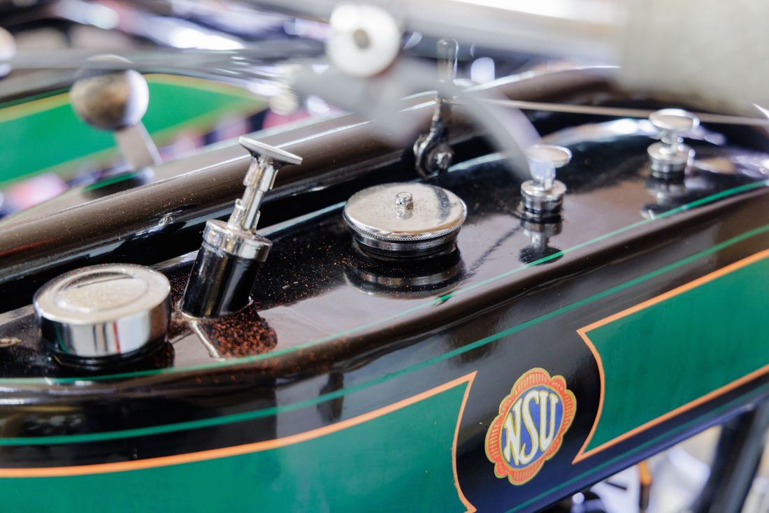 Tank eines Motorrads