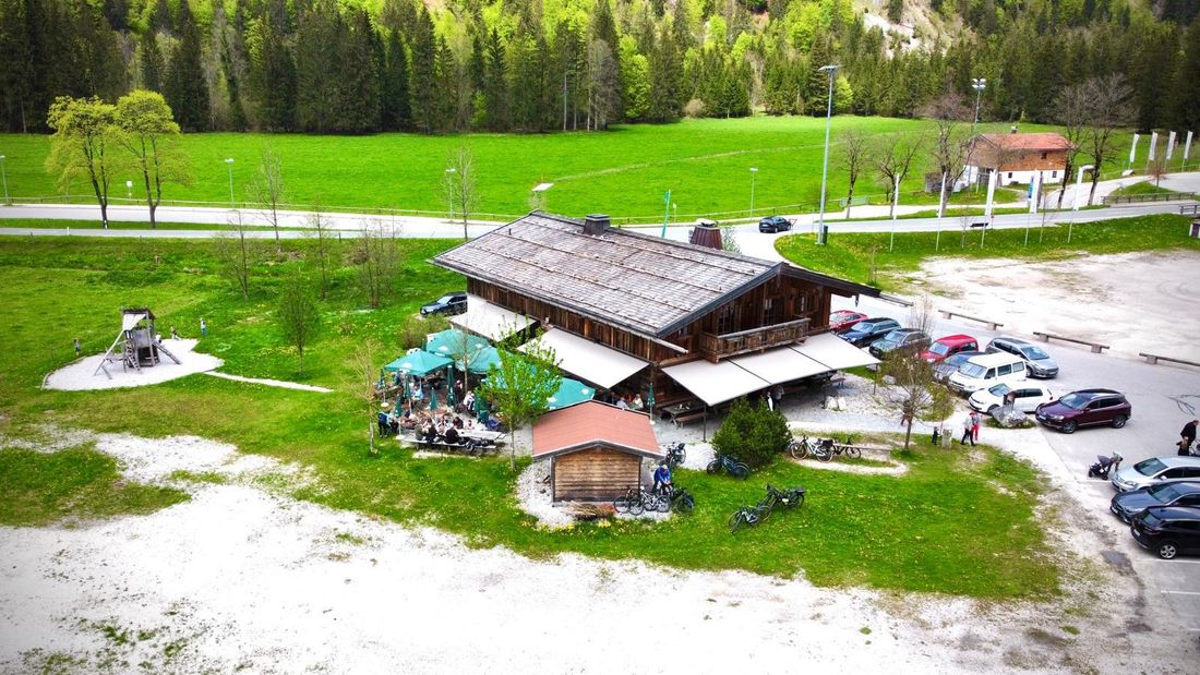 Zirmbergalm von oben