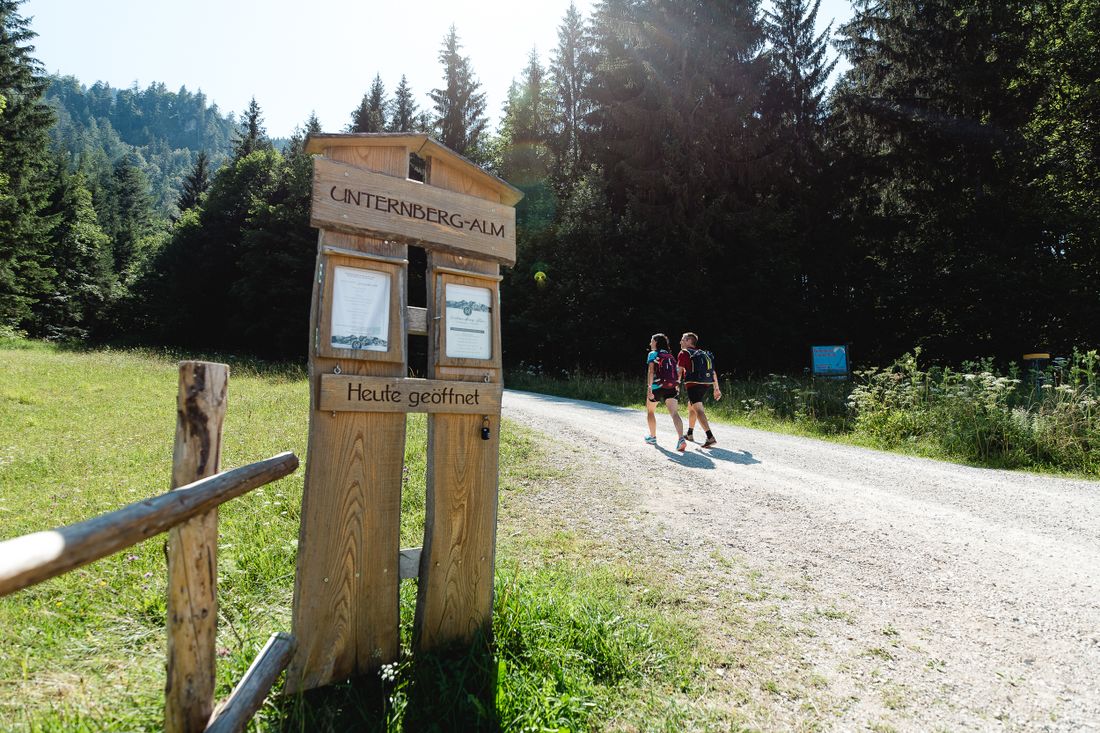Wegweiser am Wanderweg