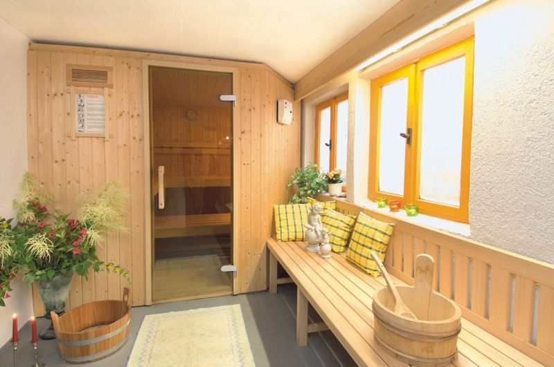 Sauna direkt im Haus für unsere Gäste