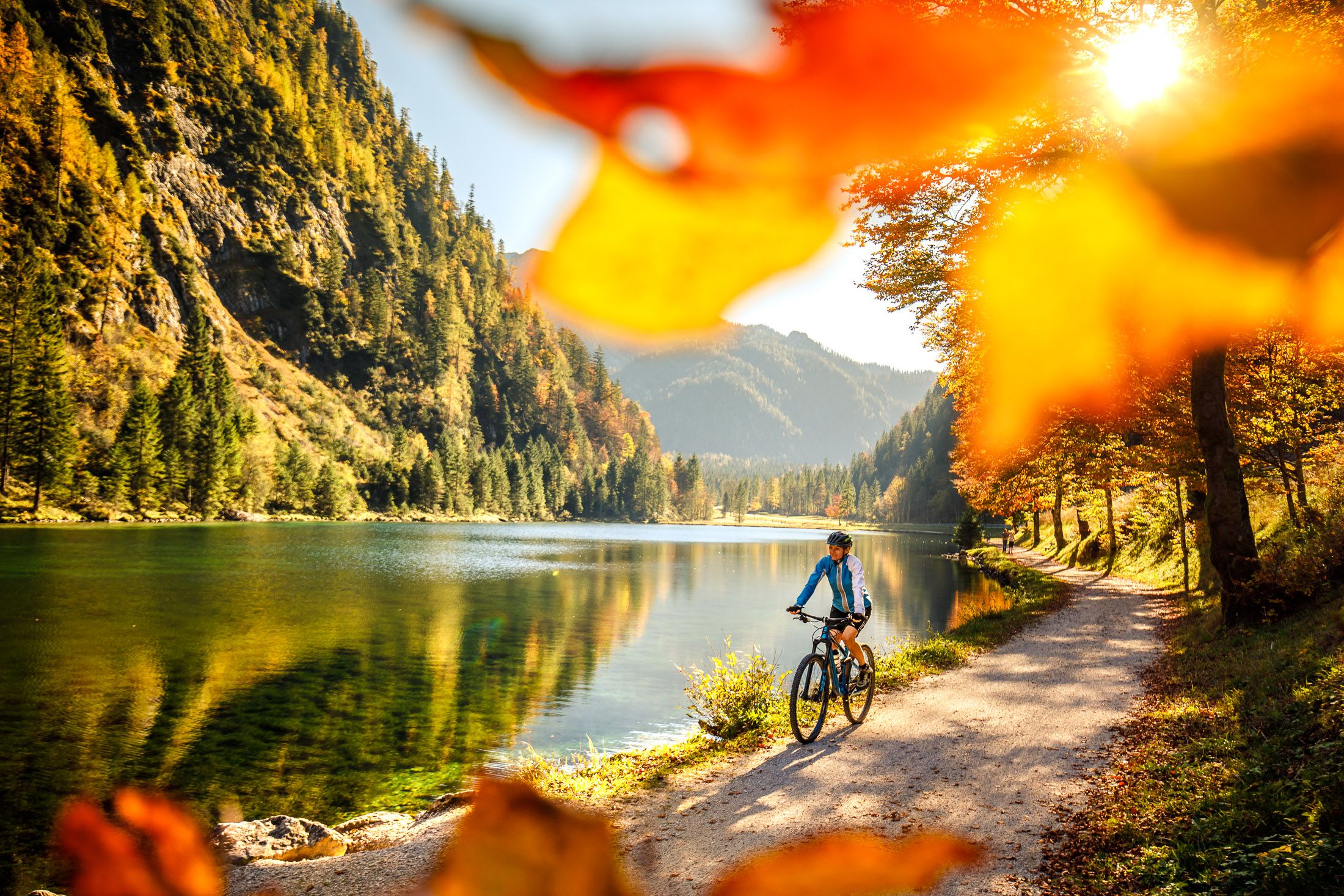 Mountainbiken am Förchensee
