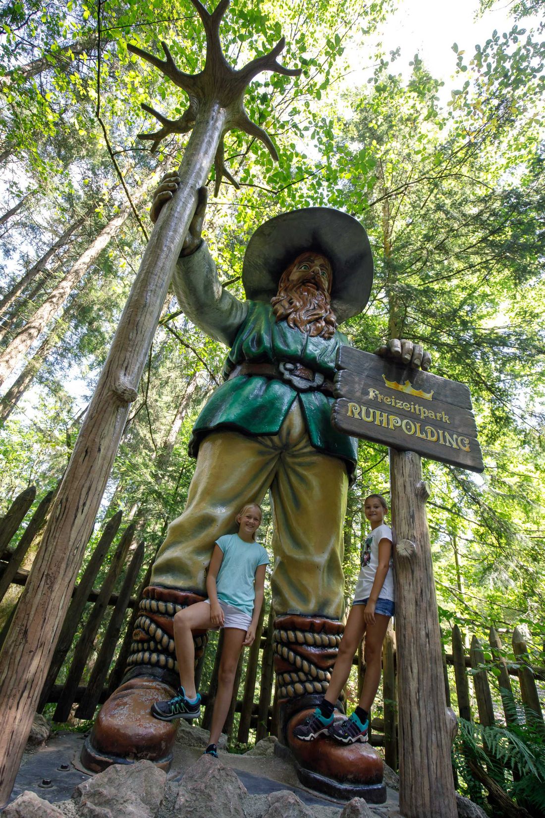 Begrüßung Freizeitpark