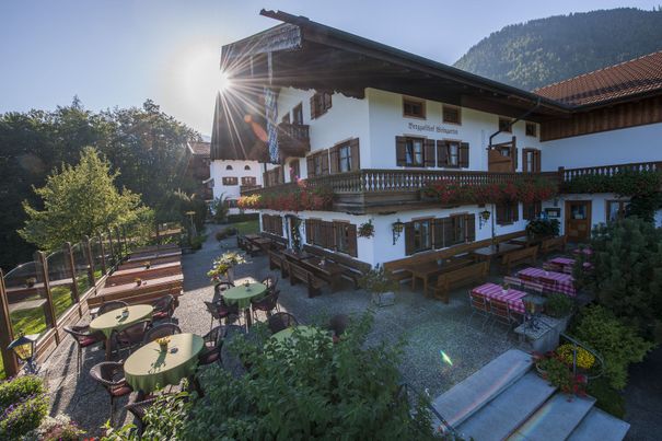 Außenansicht des Berggasthof Weingarten