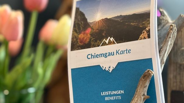 Flyer der Chiemgau Karte