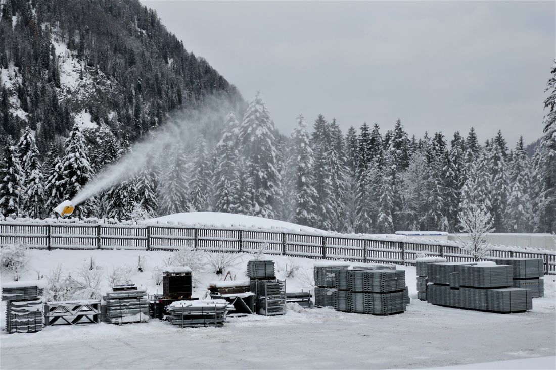Beschneiung Chiemgau Arena