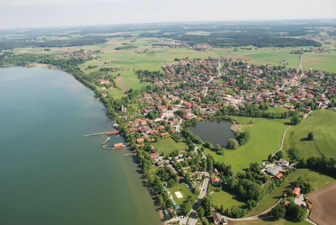 Luftbild vom Strandbad