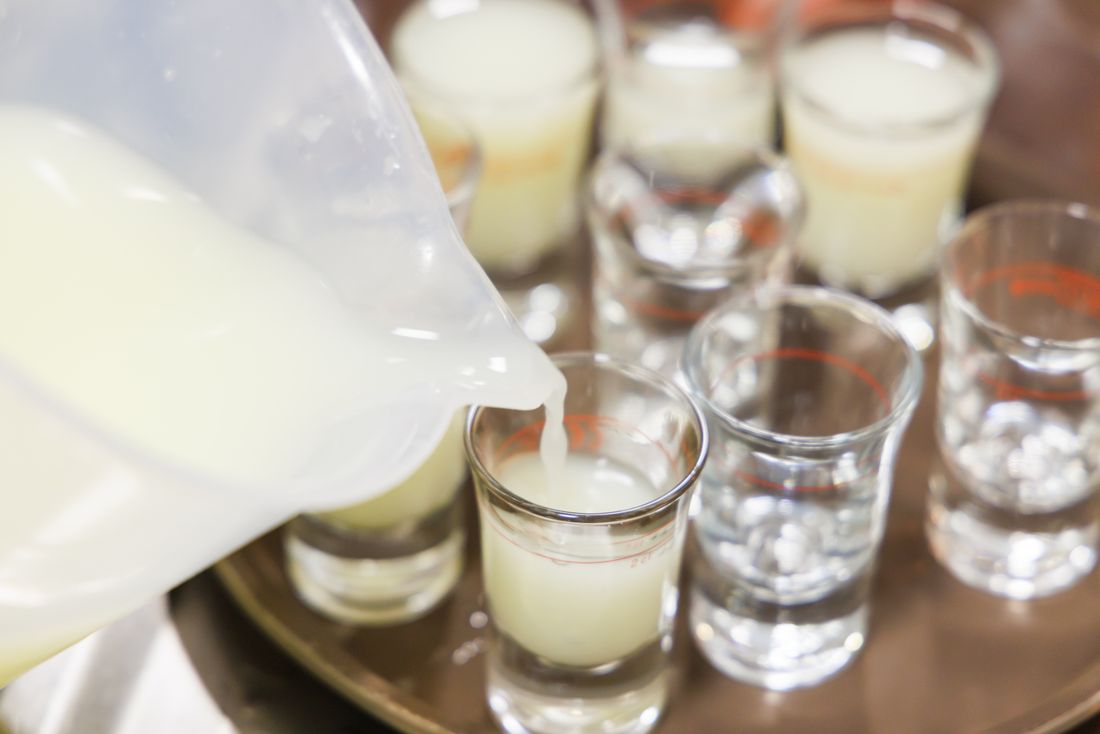 Molke zur Verkostung