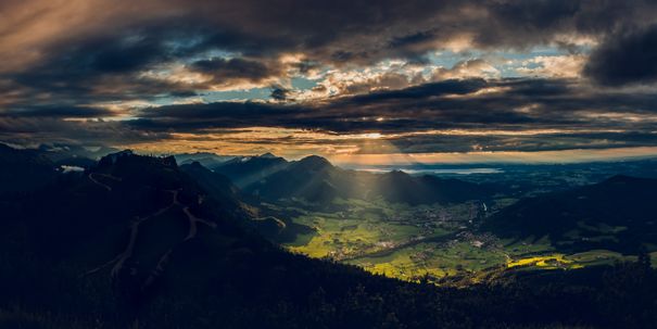 Ruhpoldinger Tal Wolkenstimmung