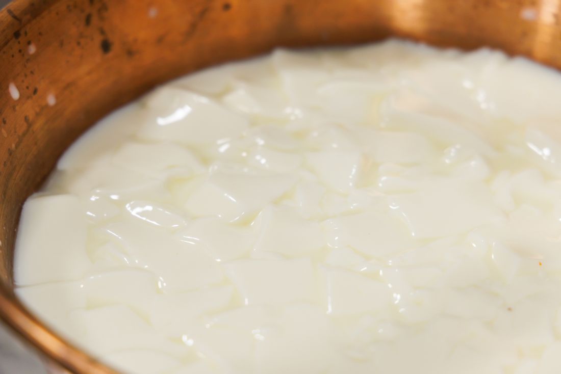 Dicklegung von Milch