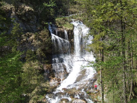 Inzell/Chiemgau: Von Zwing zur Keitlalm über die Weißbachfälle