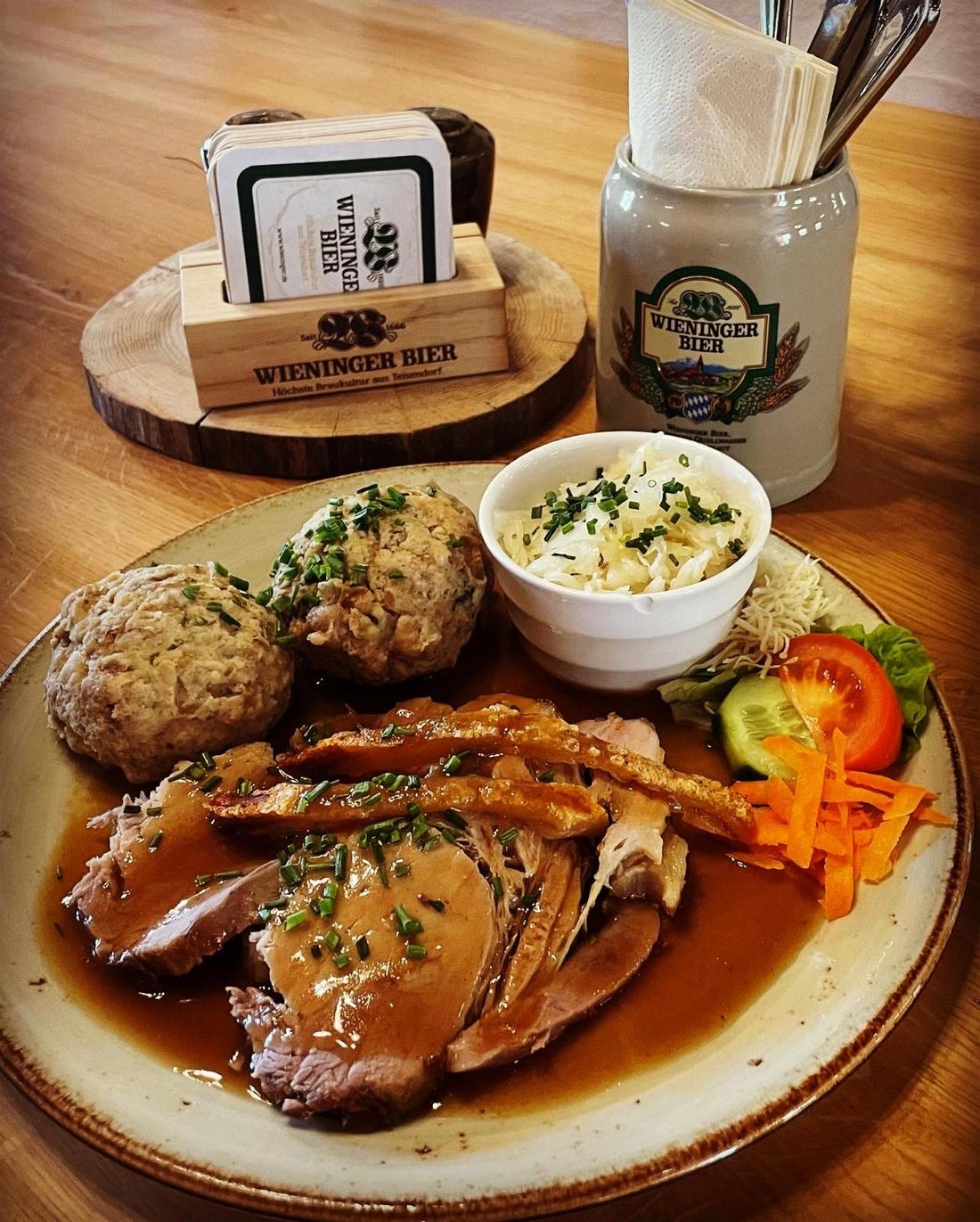 Zirmbergalm, Schweinebraten