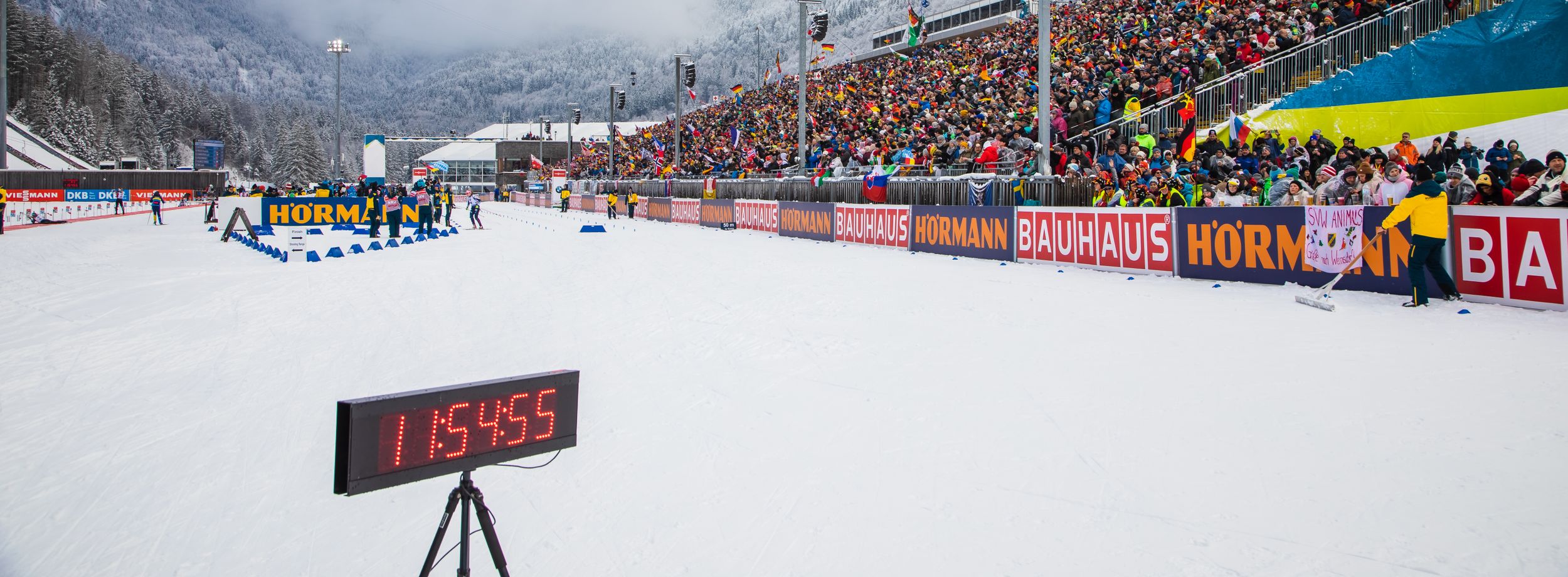 Startbereich Biathlon