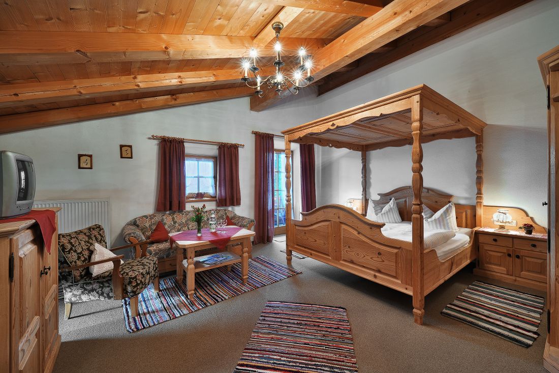 Berggasthaus Weingarten, Beispiel Schlafzimmer
