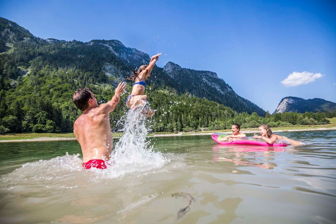 Wasserspaß im Drei Seen Gebiet