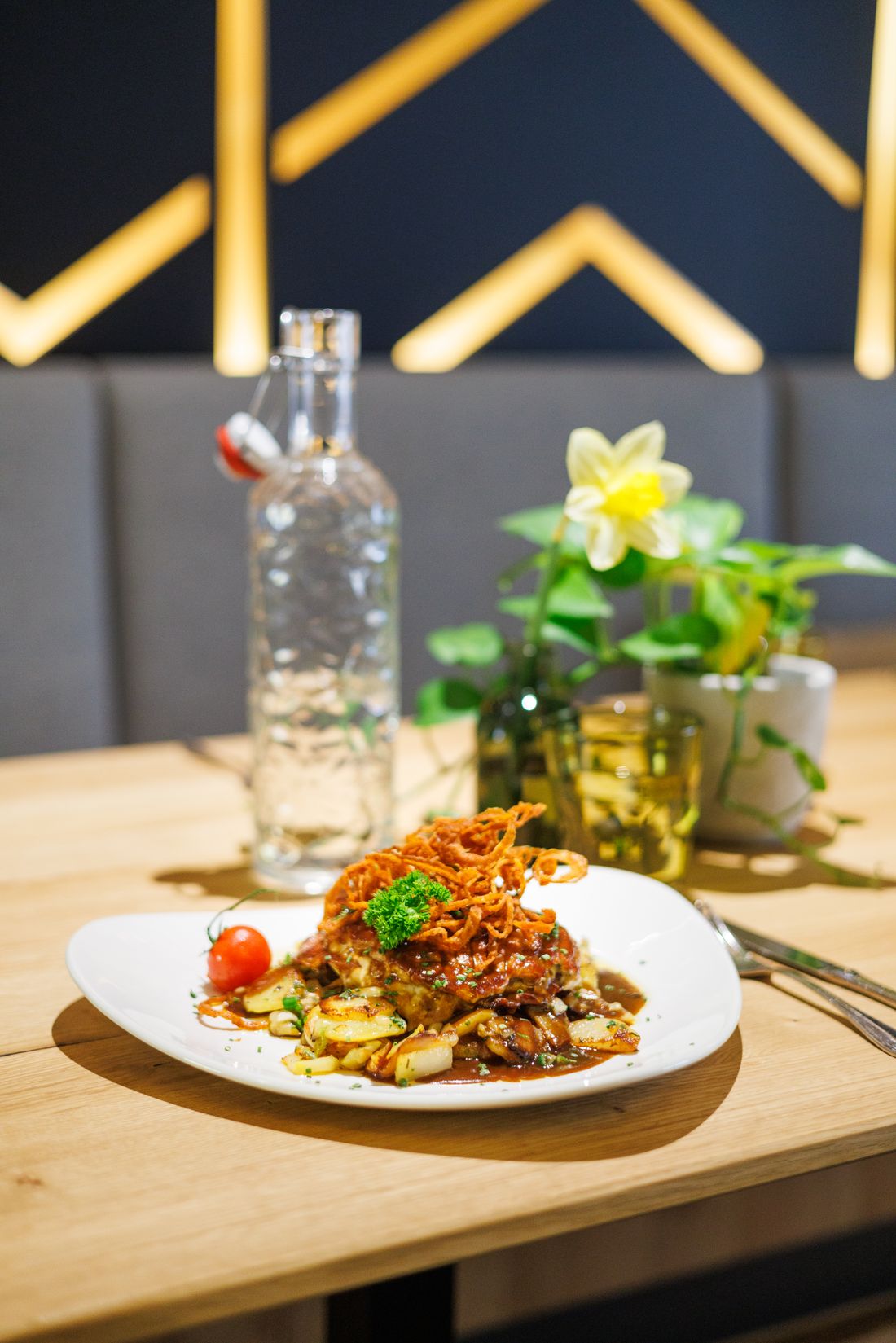 Altbayerisches Schweinerückensteak