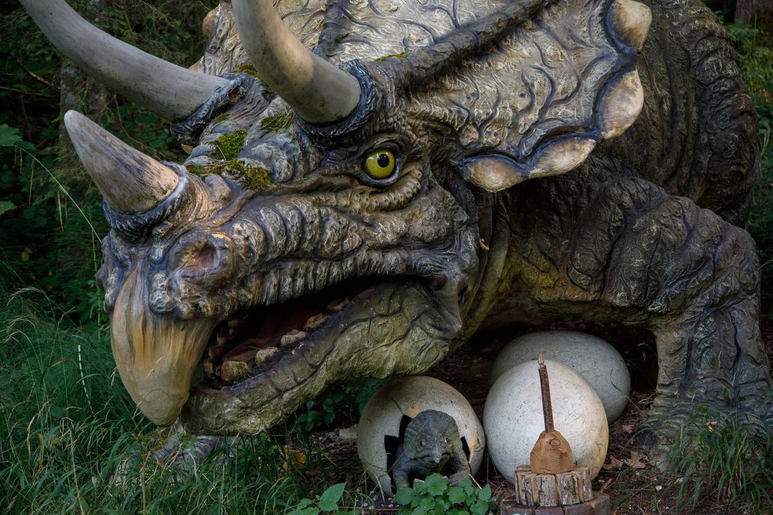 Dinosaurier im Freizeitpark Ruhpolding
