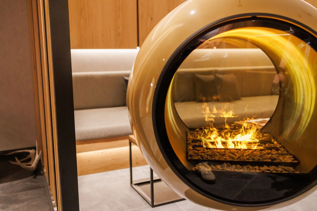 Kamin im Spa