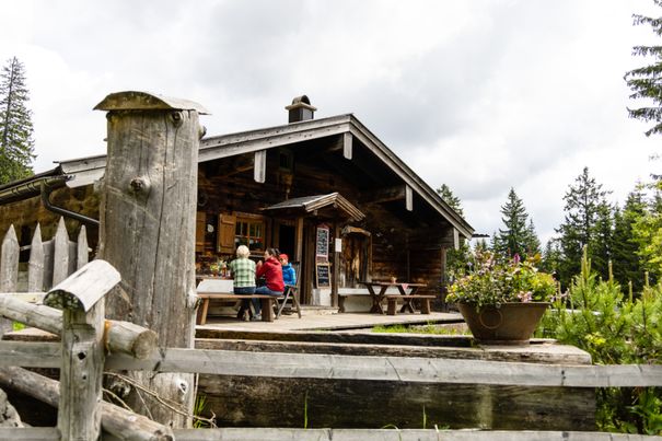 Terrasse der Brander Alm