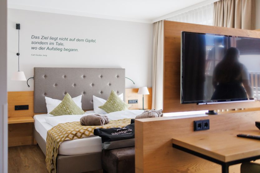 Blick in ein Zimmer des Ruhpoldinger Hof