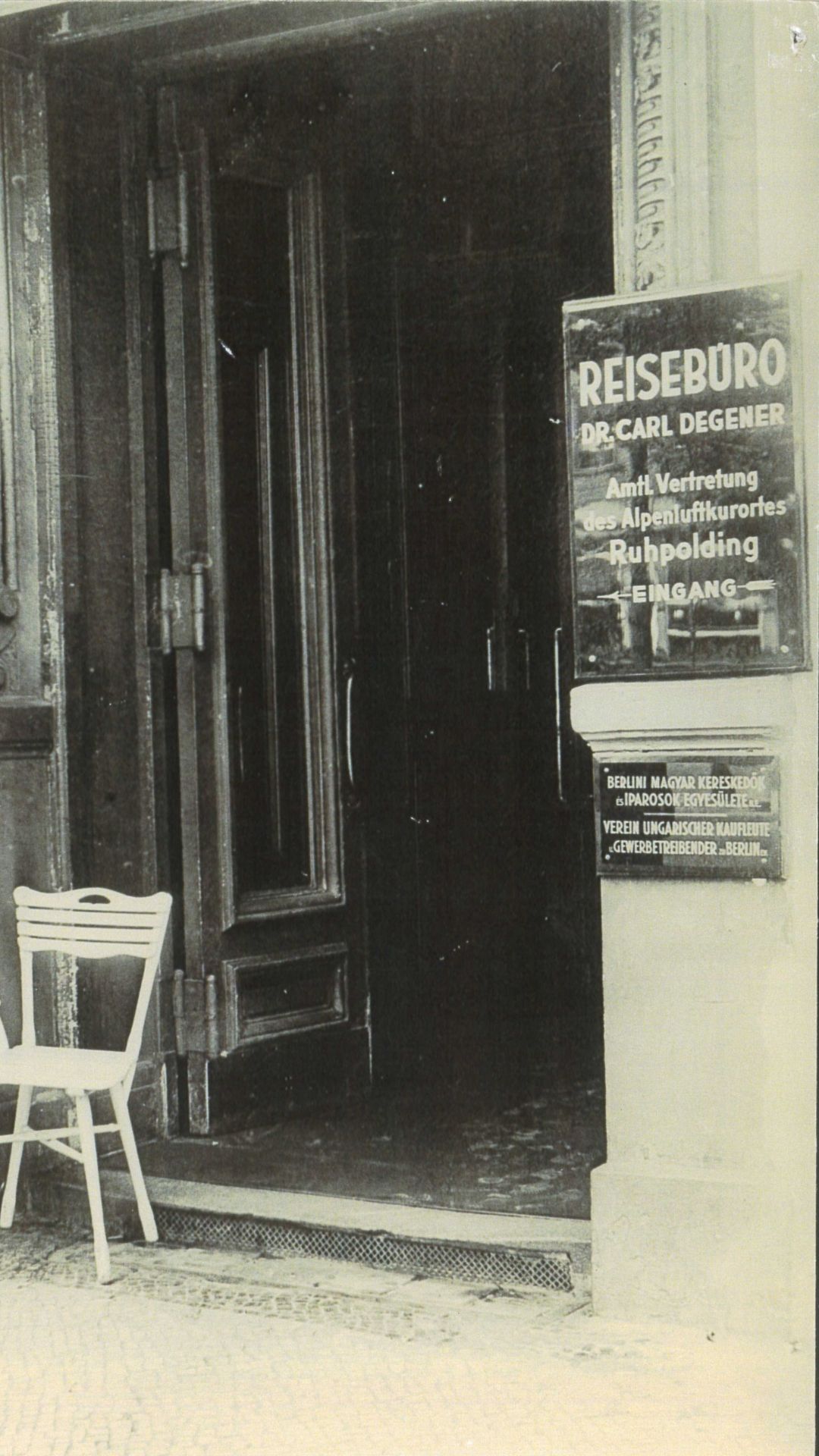 Altes Reisebüro von Dr. Degener