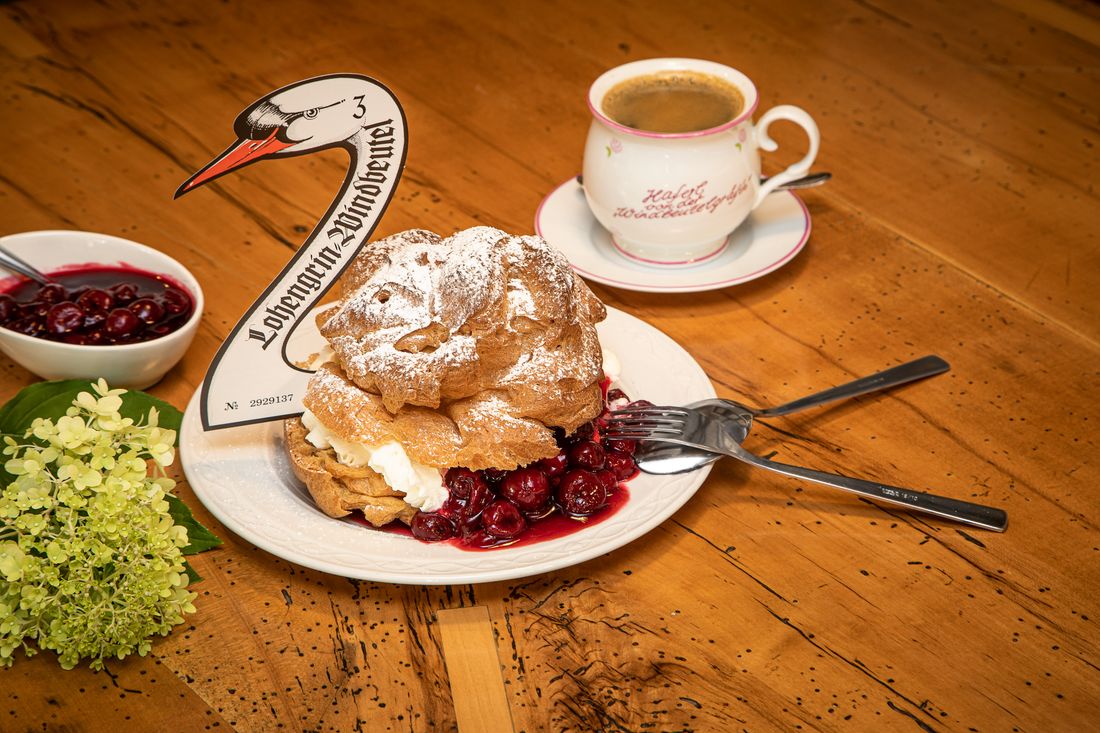 Frischer Windbeutel in Ruhpolding