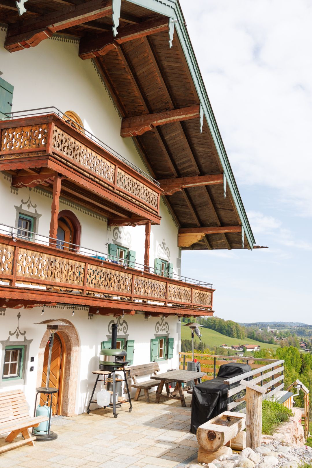 Blick auf die Terrasse
