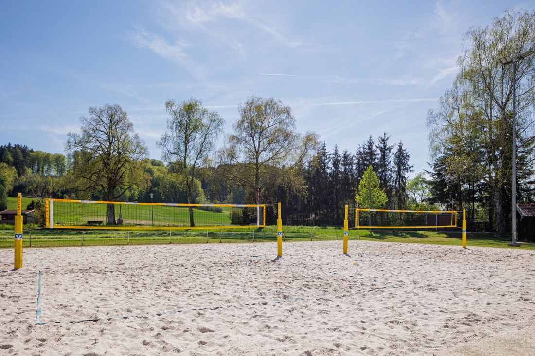 Beachvolleyballplatz am Badepark am Strandkurhaus Waging