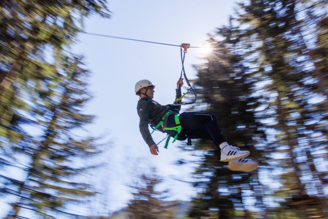 Flying Fox im Kletterwald