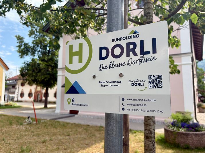 DORLI Haltestelleschild