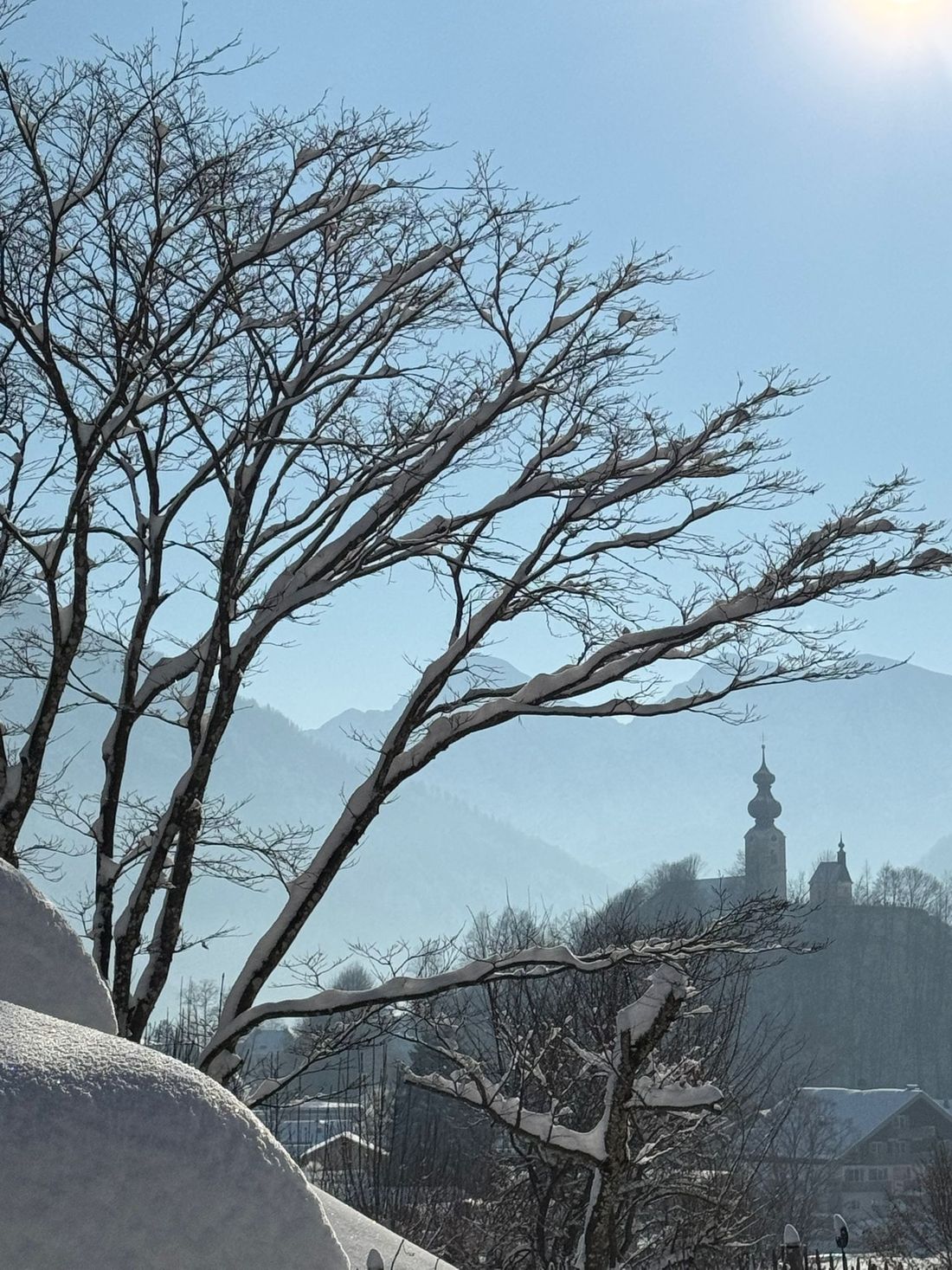 Blick auf die Pfarrkirche St. Georg