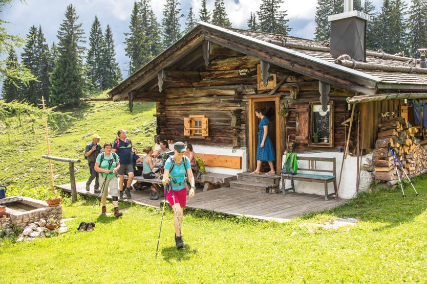 Bewirtete Alm in Ruhpolding