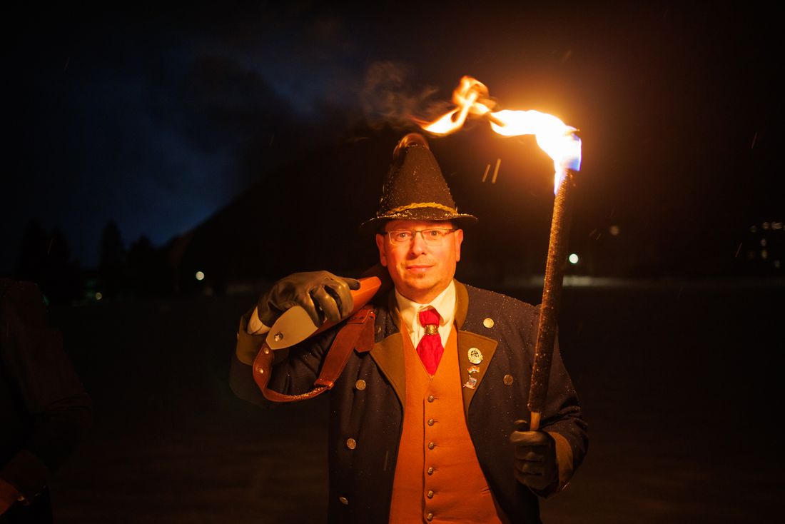 Böllerschütze Ruhpolding
