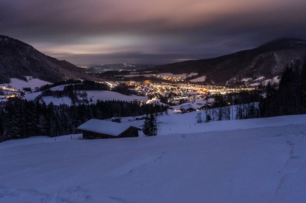 Winter Ruhpolding Dunkelheit