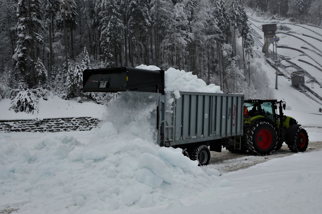 Schneeausbringung