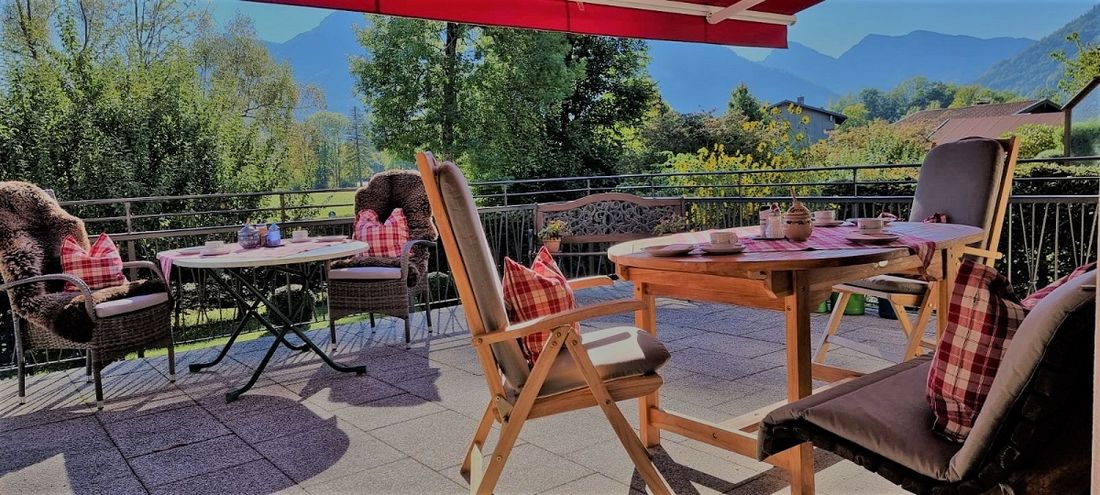 Ferienhaus Ostara, Terrasse