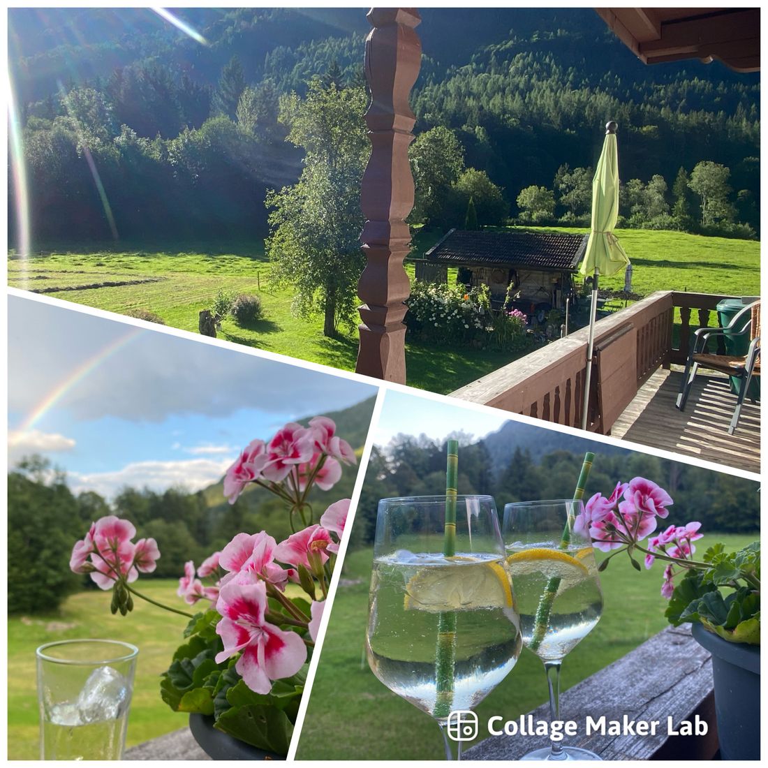 Aussicht von Ihrem Balkon