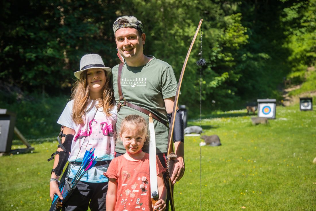 Familienhobby Bogenschießen