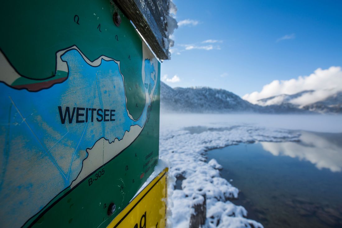 Weitsee Winter Wandern