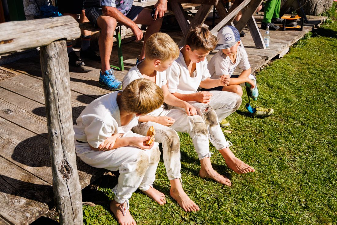 auch die Kleinen sind dabei