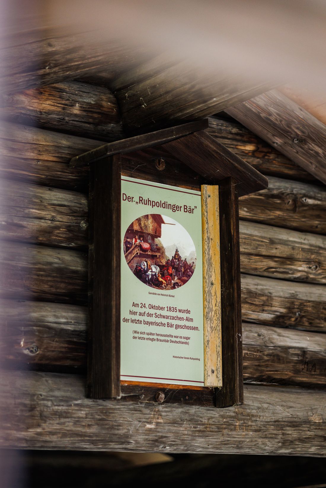 Tafel Schwarzachenalm