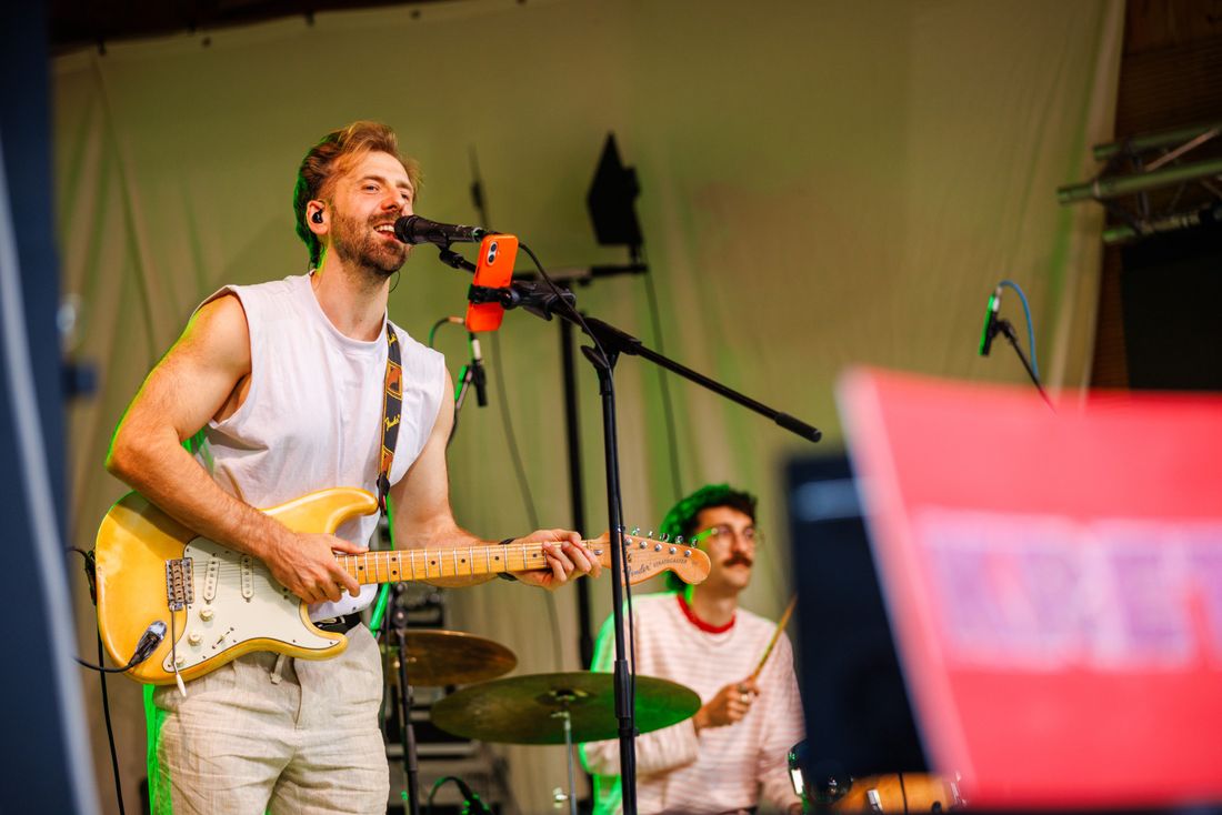 Auftritt eines Musikers