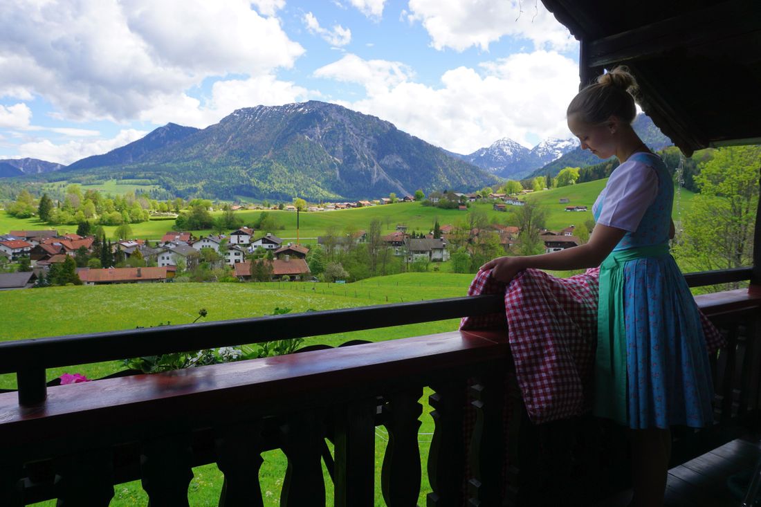 Dandl-Hof, Blick vom Balkon