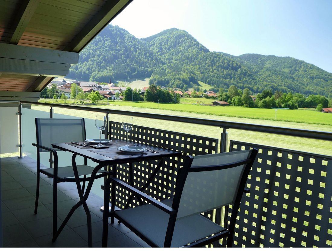 Ausblick vom Balkon